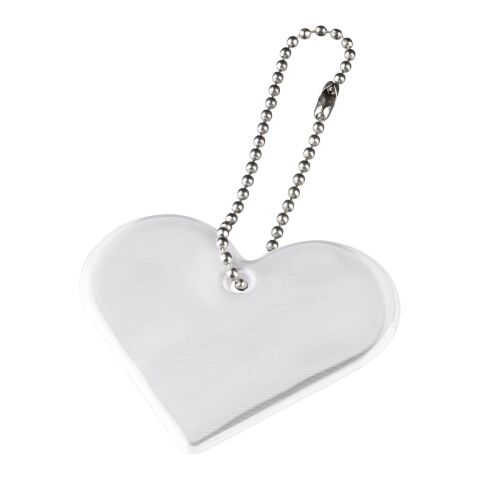 RFX™ H-16 heart reflective PVC hanger White | No Branding | not available | not available