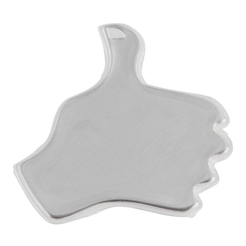 RFX™ S-12 thumb reflective PVC sticker White | No Branding | not available | not available