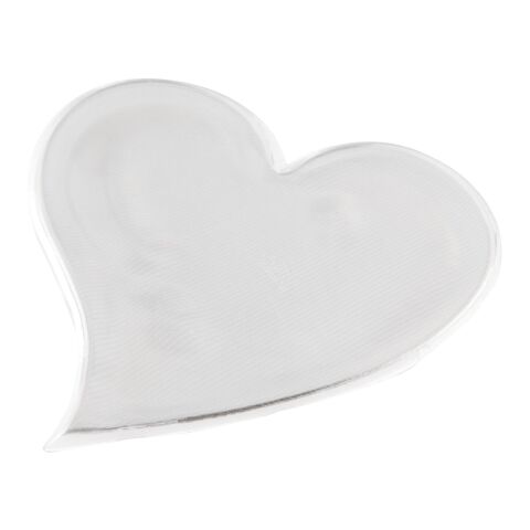 RFX™ S-12 heart L reflective PVC sticker White | No Branding | not available | not available