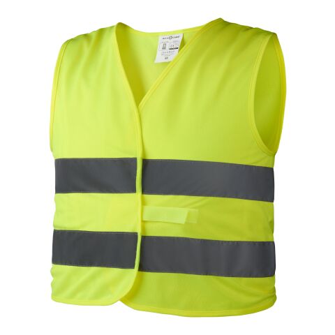 Reflective kids safety vest HW1 (XS) Neon yellow | Not applicable | No Branding | not available | not available
