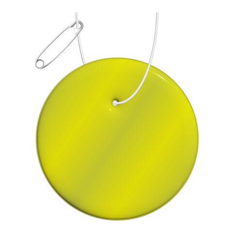 RFX™ round reflective TPU hanger Neon yellow | No Branding | not available | not available