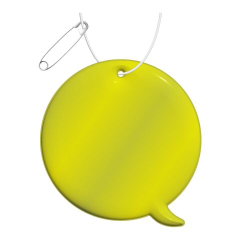 RFX™ callout reflective PVC hanger Neon yellow | No Branding | not available | not available