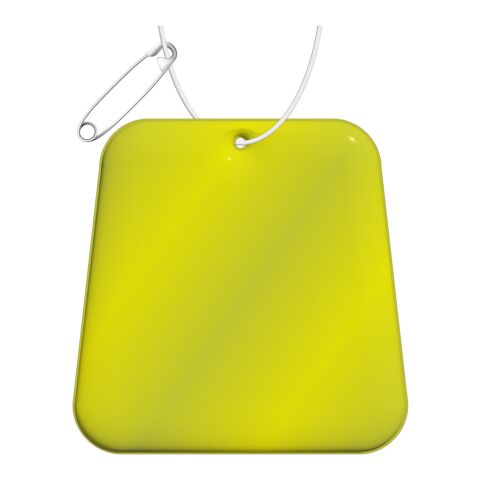 RFX™ trapezium reflective PVC hanger Neon yellow | No Branding | not available | not available