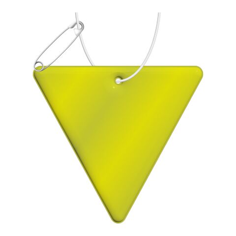RFX™ inverted triangle reflective TPU hanger Neon yellow | not available | No Branding | not available | not available