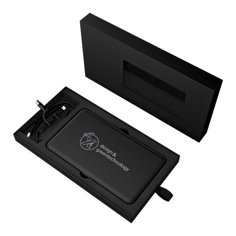 SCX.design P29 5000 mAh light-up solar pocket powerbank Solid black-White | No Branding | not available | not available