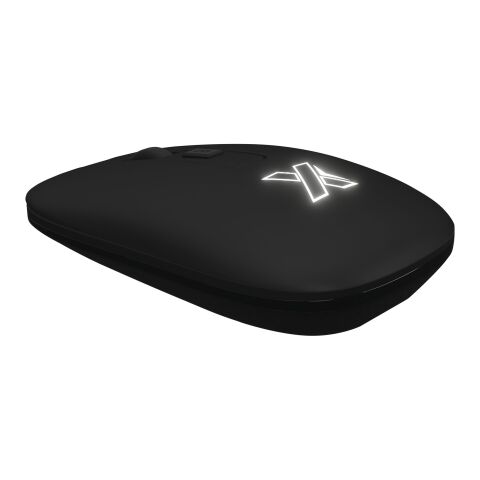 SCX.design O22 antibacterial light-up logo wireless mouse Solid black | No Branding | not available | not available