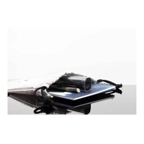 EcoNotebook NA5 with PU leather cover Solid black | Not applicable | No Branding | not available | not available