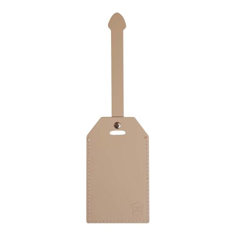 Citizen Green Milou recycled leather luggage tag Beige | No Branding | not available | not available