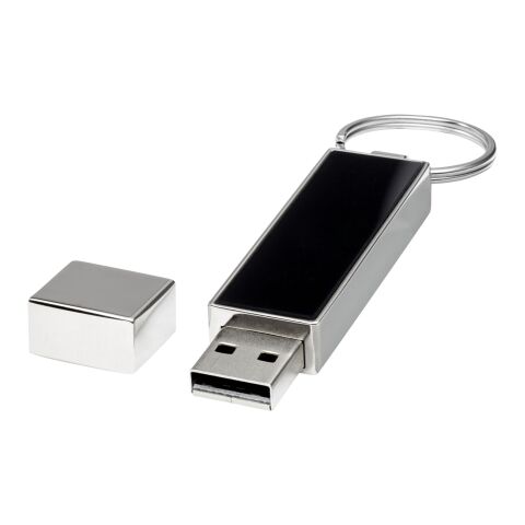Rectangular light-up USB White-Solid black-Silver | No Branding | not available | not available | 1 GB
