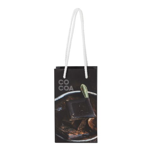 Handmade 170 g/m2 integra paper bag with plastic handles - small white | No Branding | not available | not available