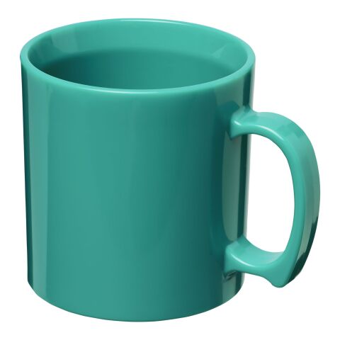 Standard 300 ml plastic mug Aqua | No Branding | not available | not available