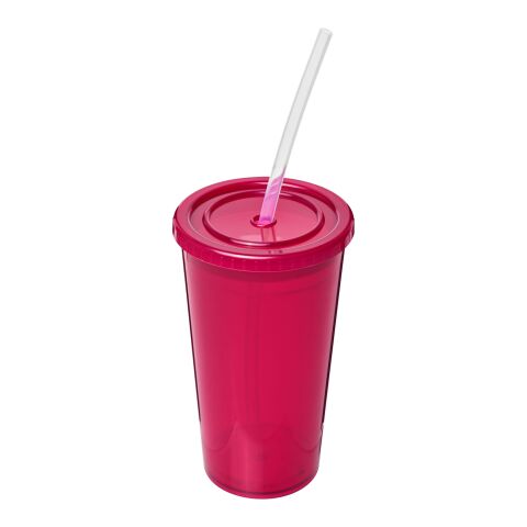 Stadium 350 ml double-walled cup Magenta | not available | No Branding | not available | not available