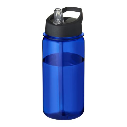 H2O Active® Octave Tritan™ 600 ml spout lid sport bottle Blue-Solid black | No Branding | not available | not available