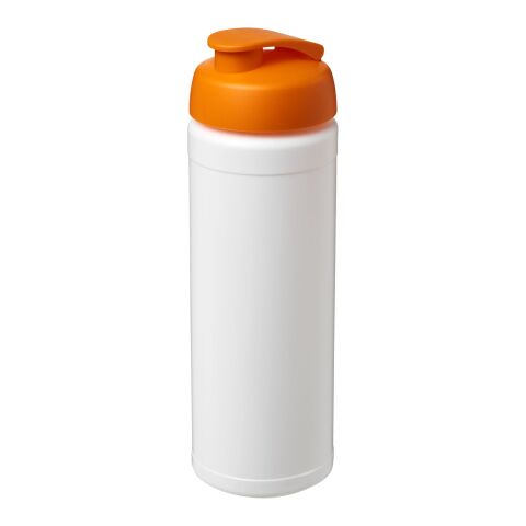 Baseline Plus 750 ml flip-lid sport bottle White-Orange | No Branding | not available | not available