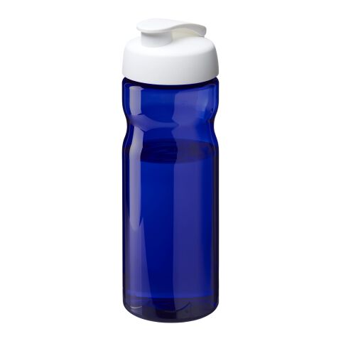 H2O Active® Eco Base 650 ml flip lid sport bottle Blue-White | No Branding | not available | not available