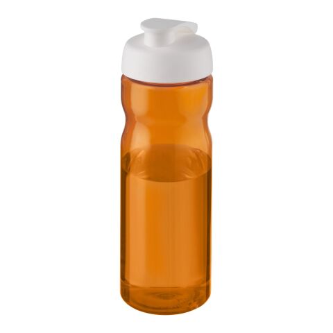 H2O Active® Eco Base 650 ml flip lid sport bottle Orange-White | not available | No Branding | not available | not available