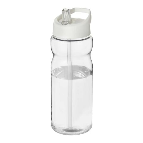 H2O Active® Eco Base 650 ml spout lid sport bottle White-Transparent clear | not available | No Branding | not available | not available