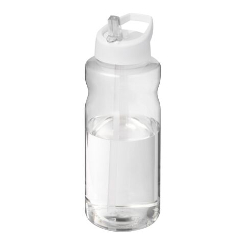 H2O Active® Big Base 1L spout lid sport bottle White | No Branding | not available | not available