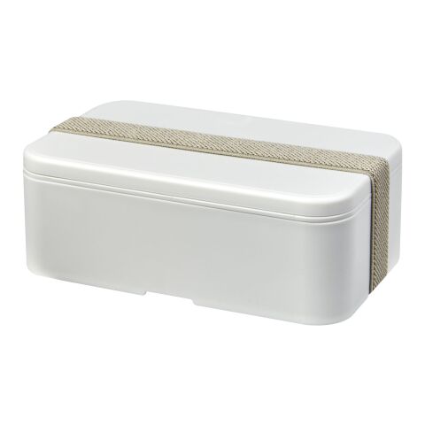 MIYO Renew single layer lunch box Ivory white-Pebble grey | No Branding | not available | not available