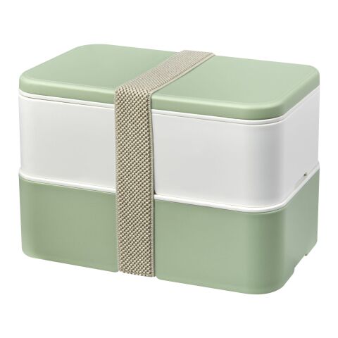 MIYO Renew double layer lunch box Ivory white-Seaglass green-Pebble grey | Not applicable | No Branding | not available | not available