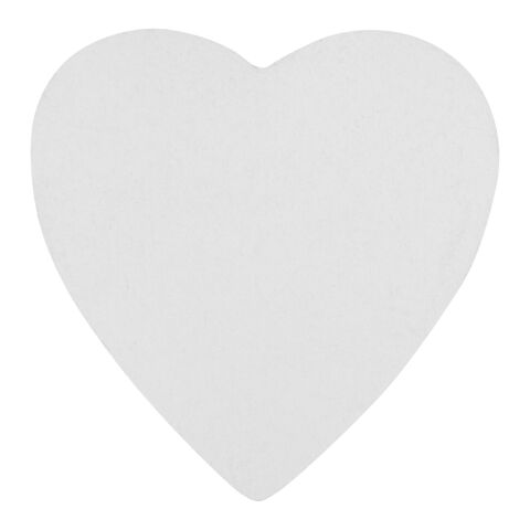 Sticky-Mate® heart-shaped recycled sticky notes White | Not applicable | No Branding | not available | not available