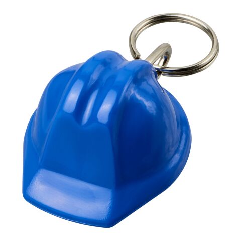 Kolt hard hat-shaped recycled keychain Blue | not available | No Branding | not available | not available