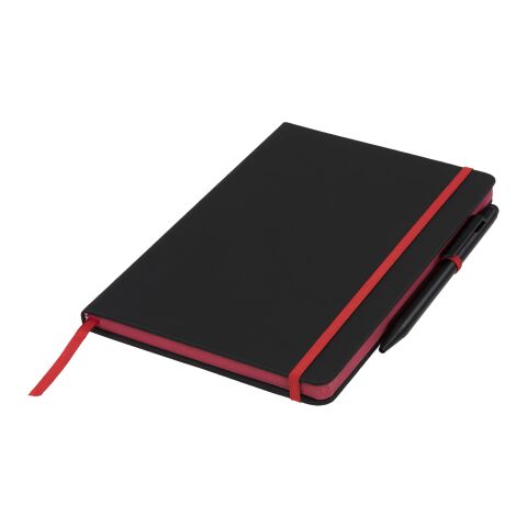 Noir Edge medium notebook Solid black-Red | No Branding | not available | not available