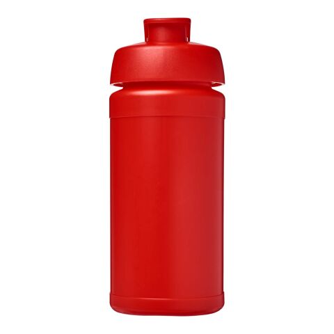 Baseline Rise 500 ml sport bottle with flip lid Red-Red | not available | No Branding | not available | not available