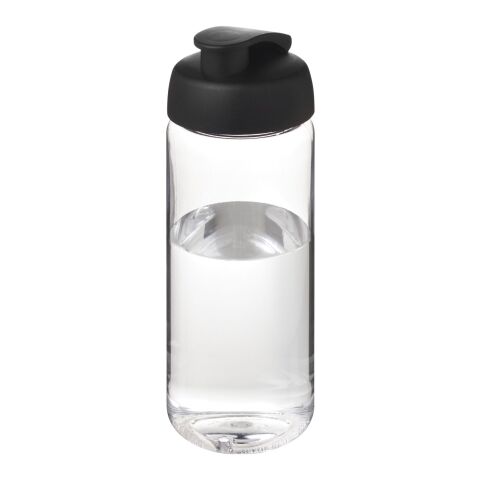 H2O Active® Octave Tritan™ 600 ml flip lid sport bottle White-Solid black | No Branding | not available | not available