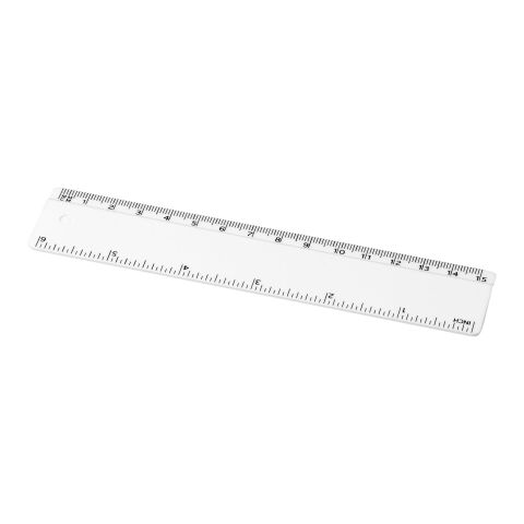 Refari 15 cm recycled plastic ruler White | Not applicable | No Branding | not available | not available
