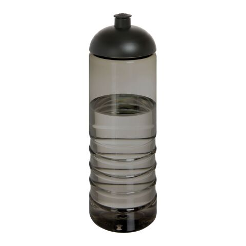 H2O Active® Eco Treble 750 ml dome lid sport bottle Charcoal-Solid black | No Branding | not available | not available