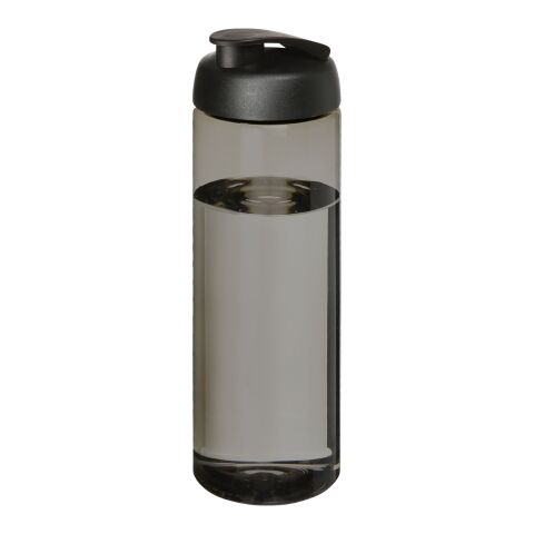 H2O Active® Eco Vibe 850 ml flip lid sport bottle Charcoal-Solid black | No Branding | not available | not available