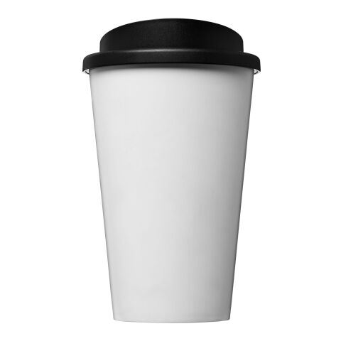 Brite-Americano® Recycled 350 ml insulated tumbler White-Solid black | No Branding | not available | not available
