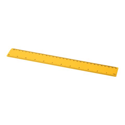 Renzo 30 cm plastic ruler Yellow | No Branding | not available | not available