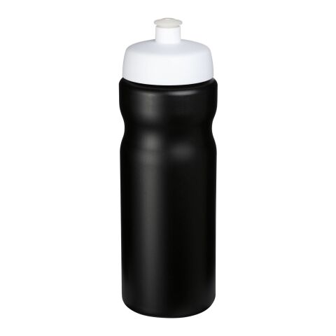 Baseline plus 650ml sports water bottle Solid black-White | No Branding | not available | not available