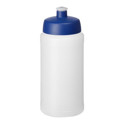 Baseline Plus 500 ml bottle with sports lid White-Blue | No Branding | not available | not available