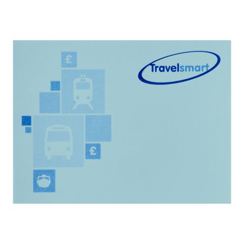 Sticky-Mate® A7 sticky notes 100x75mm Transparent light blue | 25 pages | No Branding | not available | not available