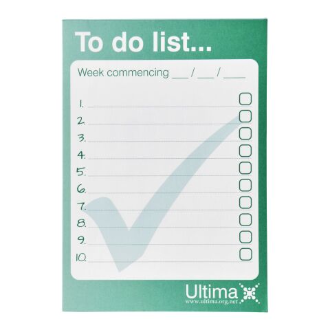 Desk-Mate® A6 notepad White | 25 pages | No Branding | not available | not available