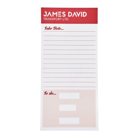 Desk-Mate® 1/3 A4 notepad White | 25 pages | No Branding | not available | not available