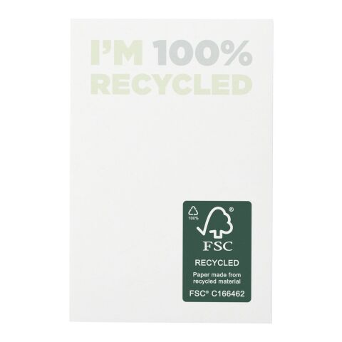 Sticky-Mate recycled sticky notes 50 x 75 mm White | 25 pages | No Branding | not available | not available