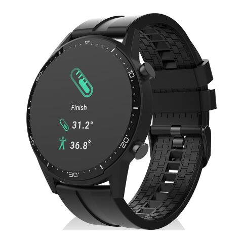 Prixton SWB26T smartwatch Standard | Solid black | Laser Engraving | body | 30 mm x 5 mm