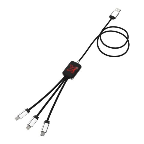 SCX.design C17 easy to use light-up cable Red-Solid black | No Branding | not available | not available