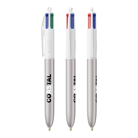 BIC® 4 Colours Glacé White-Silver