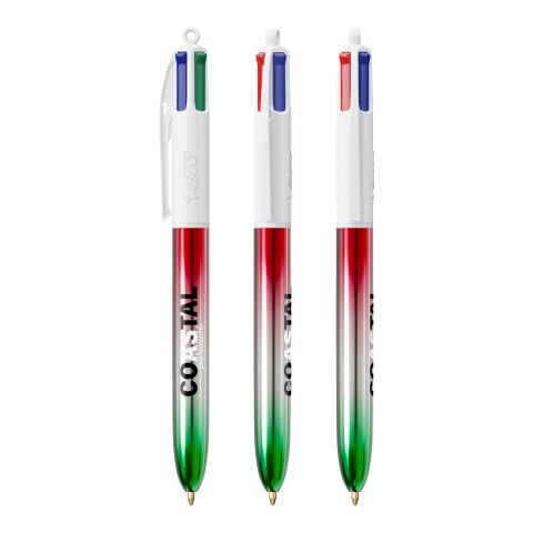 BIC® 4 Colours® Flags Collection green-RED   SILVER   GREEN-clear red | No Branding | not available | not available