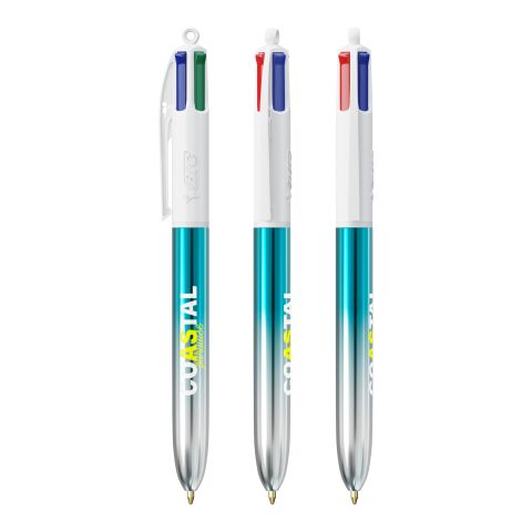 BIC® 4 Colours® Bicolor + Lanyard turquoise | No Branding | not available | not available