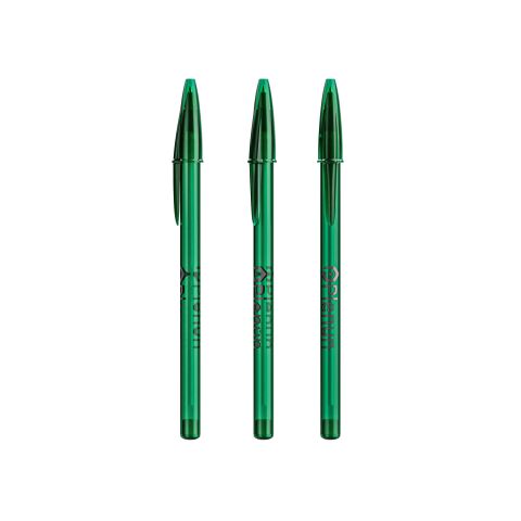 BIC Style Ballpen clear light green | No Branding | not available | not available | Blue ink