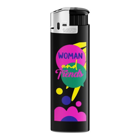 BIC J38 Chrome Hood Lighter Black-Black-Black-chrome | No Branding | not available | not available