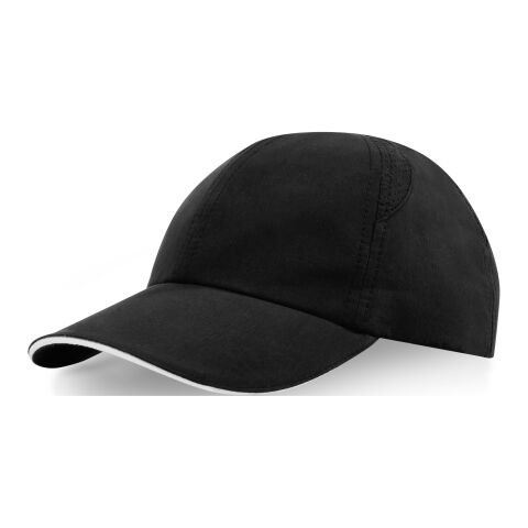 Morion 6 panel GRS recycled cool fit sandwich cap Standard | Solid black | not available | No Branding | not available | not available | not available