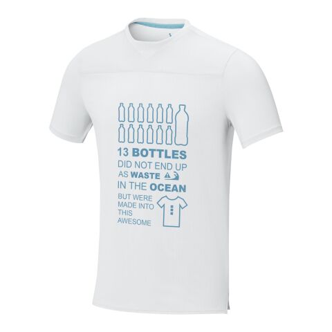 Borax short sleeve men&#039;s GRS recycled cool fit t-shirt Standard | White | L | No Branding | not available | not available | not available