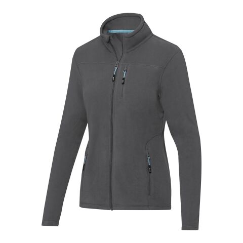 Amber women&#039;s GRS recycled full zip fleece jacket Standard | Storm grey | M | No Branding | not available | not available